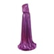 thumbnail image 4 of Capa de bruja con capucha para mujer y hombre, disfraz ligero de bruja, accesorio Violeta, 4 of 9