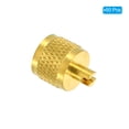 thumbnail image 3 of Uxcell Service Access Valve Caps, Refrigeration Service Valve Cap Valve Core Remover with Rubber Seal for HVAC AC System 50, 3 of 7