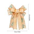 thumbnail image 3 of Hmgxay Christmas Decorative Bow, Festive Bow for Holiday Ambiance, Christmas Gift Bow for Seasonal Decor, Decorative Ribbon Bow for Home and Gifts(Gold), 3 of 6