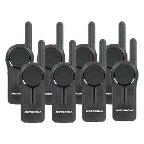 8 Pack of Motorola DLR1060 Walkie Talkie Radios