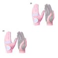 thumbnail image 2 of Redempat Golf Gloves Soft Ladies Breathable Comfortable Microfiber cloth Practical Pink 19 2Set, 2 of 6