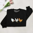 thumbnail image 2 of WEAIXIMIUNG Sweat à Demi-Zip pour Femmes Sans Capuche Décontracté Imprimé Col Rond, 2 of 3