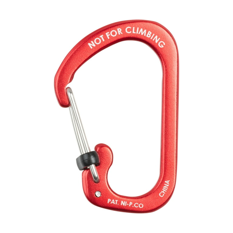 Nite Ize SlideLock Aluminum Red #2 S-Biner Nite Ize SlideLock Aluminum Red #2 S-Biner