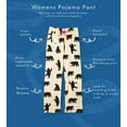 thumbnail image 5 of Little Blue House Women's Jersey Pajama Pants, Black Bears On Natural, Large, 5 of 5