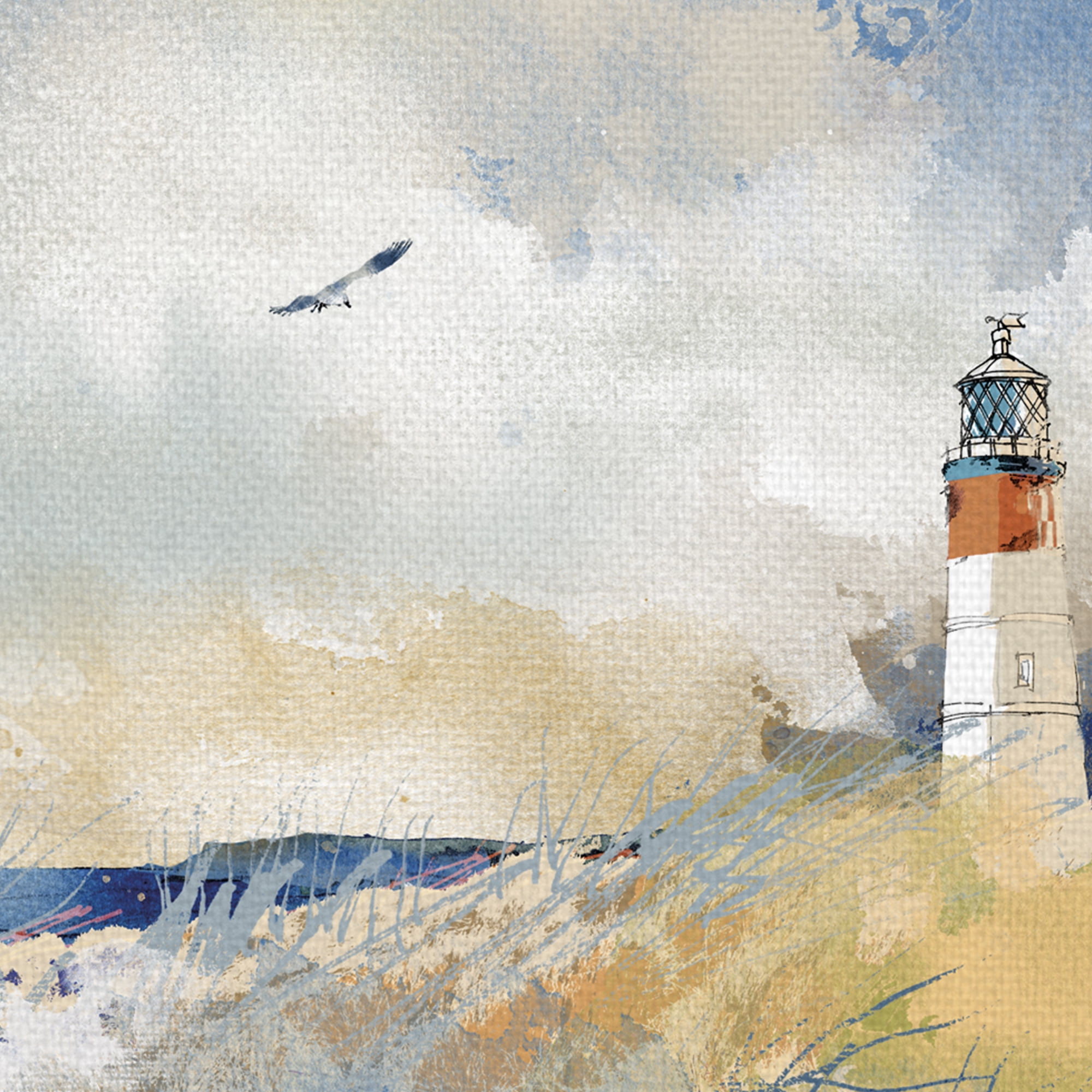 Summer Dunes by Ken Hurd Lighthouse Canvas Art