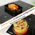 thumbnail image 7 of 30 Inch Electric Cooktop 5 Burners, 8500W Built-in Radiant Ceramic Stove Top with Dual Expandable Heating Zone, Touch Control 9 Power Levels, Timer & Child Lock, Hard Wired 220-240V(NO PLUG), 7 of 7