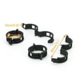 thumbnail image 3 of Precio sorpresa!Clip de plástico seguro para plantas, clips de plástico, clips de soporte para plantas, clips de fijación para plantas de tomate, uva, vid, verduras (100, negro), 3 of 8