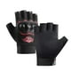 thumbnail image 5 of Guantes de motociclismo de medio dedo, guantes de bicicleta de montaña transpirables para ciclismo Etiqueta roja roja, 5 of 9