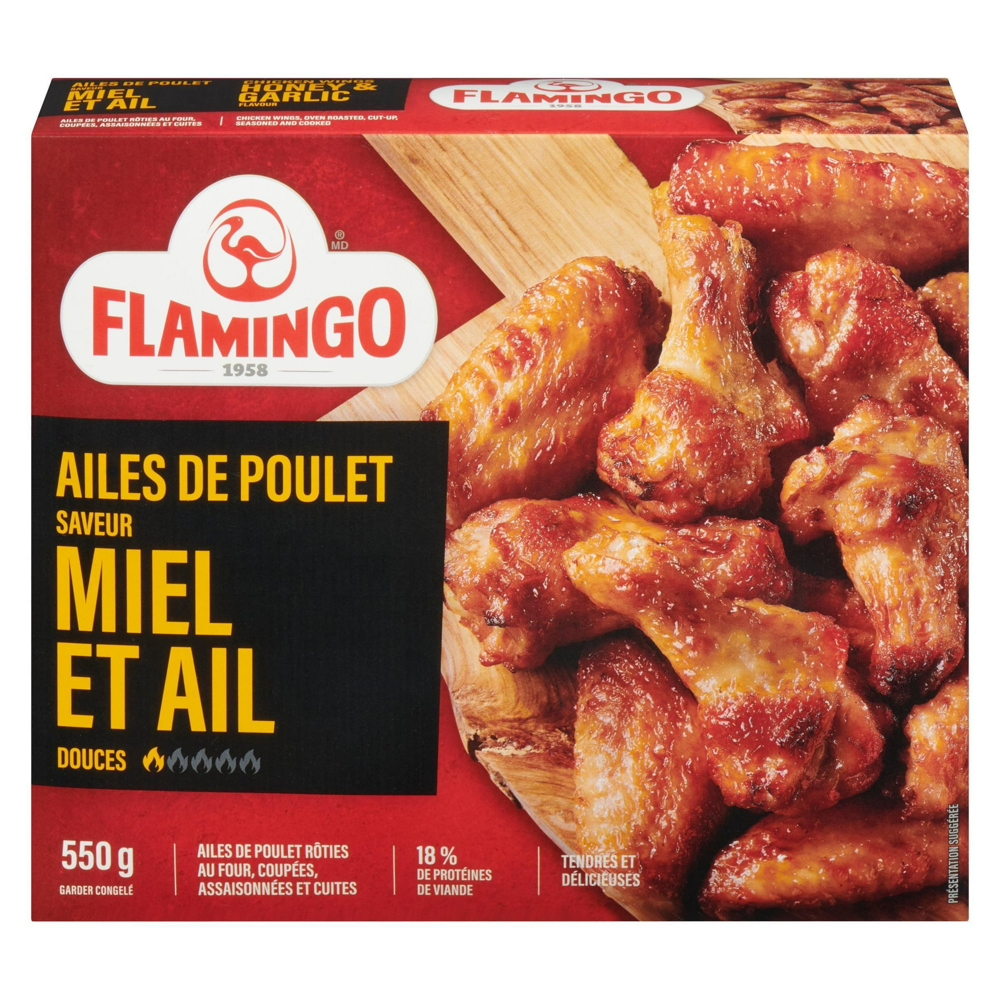 Flamingo Honey N Garlic wings, Flam Honey N Garlic wings