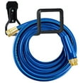 thumbnail image 6 of BINGTAOHU Hose Holder Wall Mount - Heavy Duty Water Hose Holder - Hose Reel Holds Up To 150Ft- Durable Hooks For Garage & Outside, 6 of 8