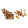 thumbnail image 4 of 20x Aleación Chicago Tornillos Remache de uñas Botón de Chicago para decoración de cuero DIY Libro de documentos Álbum Encuadernación Ranurado Oro rosa Macarena Atornille los pernos de remaches, 4 of 6