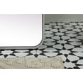 thumbnail image 3 of Soft Corner Metal Rectangle Mirror 32x72 Inch in Black, 3 of 7