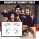 thumbnail image 5 of Guardurnaity 1 par de pegatinas para ojos de Halloween para hombres y mujeres, fotografía de cumpleaños para banquetes, calcomanías autoadhesivas para Difuminador de ojos Tipo 1 Guardurnaity CE013960-01B, 5 of 6