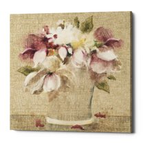 Epic Graffiti 'Cottage Bouquet II' by Cheri Blum, Canvas Wall Art, 12"x12"