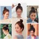 thumbnail image 4 of Clip En Messy Bun Messy Hair Bun Hair Tie Extension Claw Clip Para Mujeres Damas Niñas Moyic CE008099-02, 4 of 6
