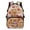 Capybara Floral Print, variant on Capybara Print Elementary School Backpack for Kids Ages 6-12 17 Inch Lightweight Book Bags with Adjustable Straps Large Capacity Back to School Essential for Boys Girls