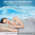 thumbnail image 2 of Revolutionary Cooling Blanket Twin, Absorbs Heat to Keep Body Cool for Night Sweats, Arc-Chill Cool 3.0 Fiber Q-Max>0.5 for Hot Sleepers, Lightweight Summer Cold Blankets for Sleeping, Grey, 2 of 4