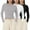 Grey, variant on Womens 3 Piece Crewneck Slim Fitted T Shirts Solid Color Stretchy Long Sleeve Tops Bodycon Soft Comfortable Lightweight Fall Basic Tee Tops XS