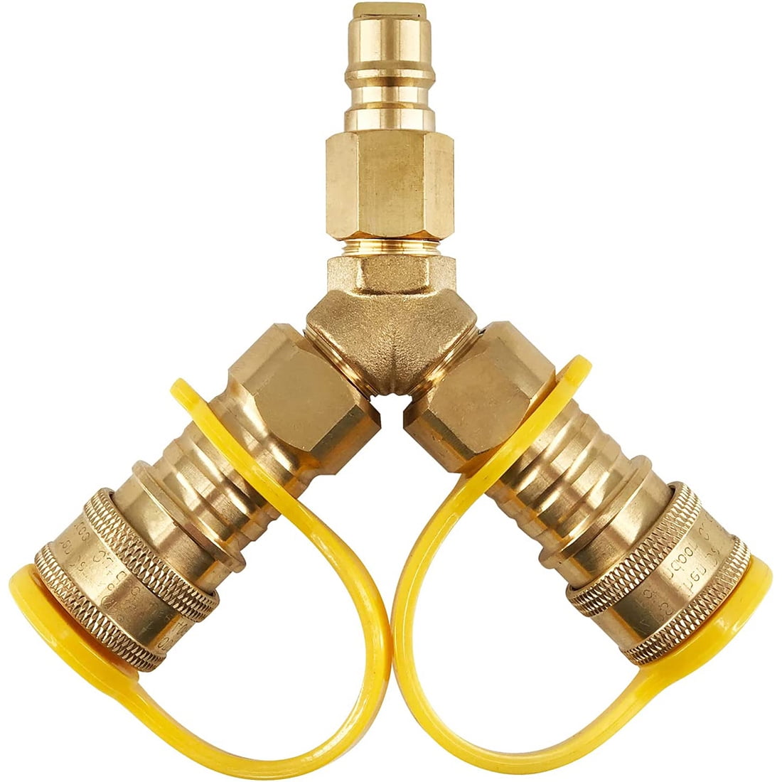3/8 Inch YSplitter Natural Gas Quick Connect Adapter,Suitable for