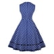 thumbnail image 4 of Vestidos Para Mujer Vestidos Casuales Retro Vintage Moda Sólido Sin Mangas Cuello Cuadrado Arco Vestido de Lunares Odeerbi ODB152230, 4 of 9