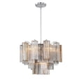 thumbnail image 3 of ADD-306-CH-AU Crystorama Lighting Addis - 6 Light Chandelier-14 Inches Tall and 19.75 Inches Wide-Polished Chrome Finish-Autumn Glass Color, 3 of 13