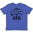 thumbnail image 3 of Inktastic Biggest Sis Girls Sister Announcement Youth T-Shirt, 3 of 5