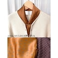 thumbnail image 3 of 100% Mulberry Silk Scarf for Women Hair Lightweight Square Neckerchief Wrap For Head Scarves 21", 3 of 10