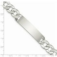 thumbnail image 3 of White Sterling Silver bracelet ID 8.5 in 12.5 mm, 3 of 3