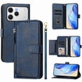 thumbnail image 2 of FOXDOCK Funda Tipo Cartera para Honor Magic8 Pro Air Cuero PU con Cremallera y Correa de Muñeca, Ranuras para Tarjetas, Soporte Plegable, Cierre Magnético, 2 of 5