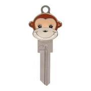 Hillman 5931720 3D Keys House & Office Blank Single Sided Universal Key for Universal - Pack of 4