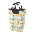 thumbnail image 1 of DouZhe 50L Rectangular Laundry Basket, Green Flower Floral Prints Waterproof Foldable Laundry Hamper with Aluminum Handles, 1 of 6