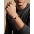 thumbnail image 4 of Brazalete en forma de clavo dorado de oro laminado, 4 of 7