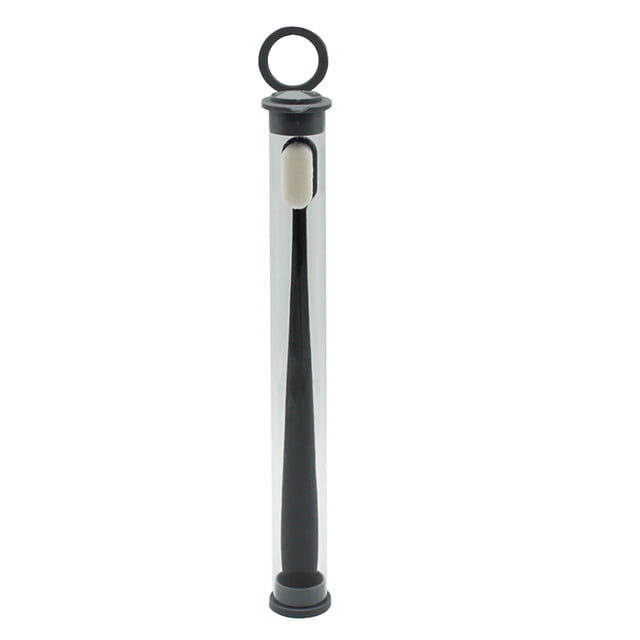Vogacara Cepillo de flexible con agarre de caja Suministros para el cuidado Mango ergonómico Herramienta de limpieza oral para el hogar de cuidado de los oídos Negro/Cabeza Plana/Caja Vogacara CE012357-03B
