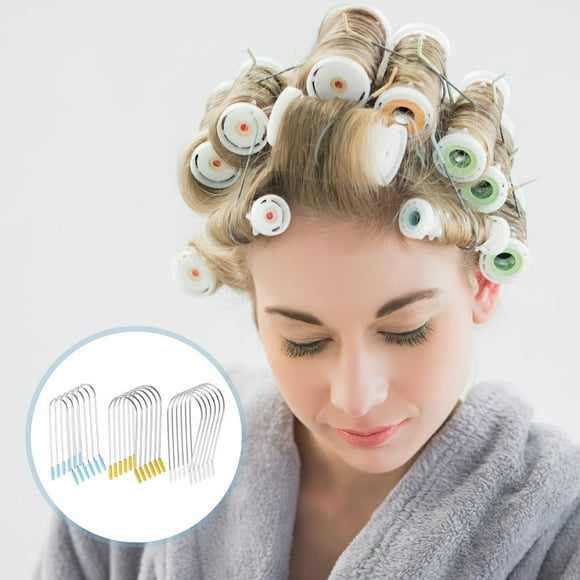 IFANLANDOR 24pcs Heated Hair Rollers for Women with J Shaped Design and Stainless Steel