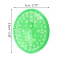 thumbnail image 4 of Unique Bargains 1 Pc Handle Round Hair Shampoo Brush for Head Massage 3.35"x2.76"x2.64" Green, 4 of 6
