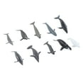 thumbnail image 3 of Whale Model, Delicate 10Pcs Vivid Details Drop Resistance Whale Sculpture  For Home, 3 of 8