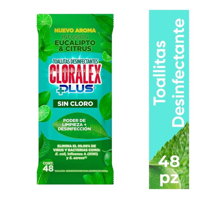 Toallitas Desinfectantes Cloralex Herbal 48 Piezas