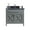 Gray, variant on Laviva Wimbledon 36" Wood Cabinet with Marble Countertop in Gray/Black