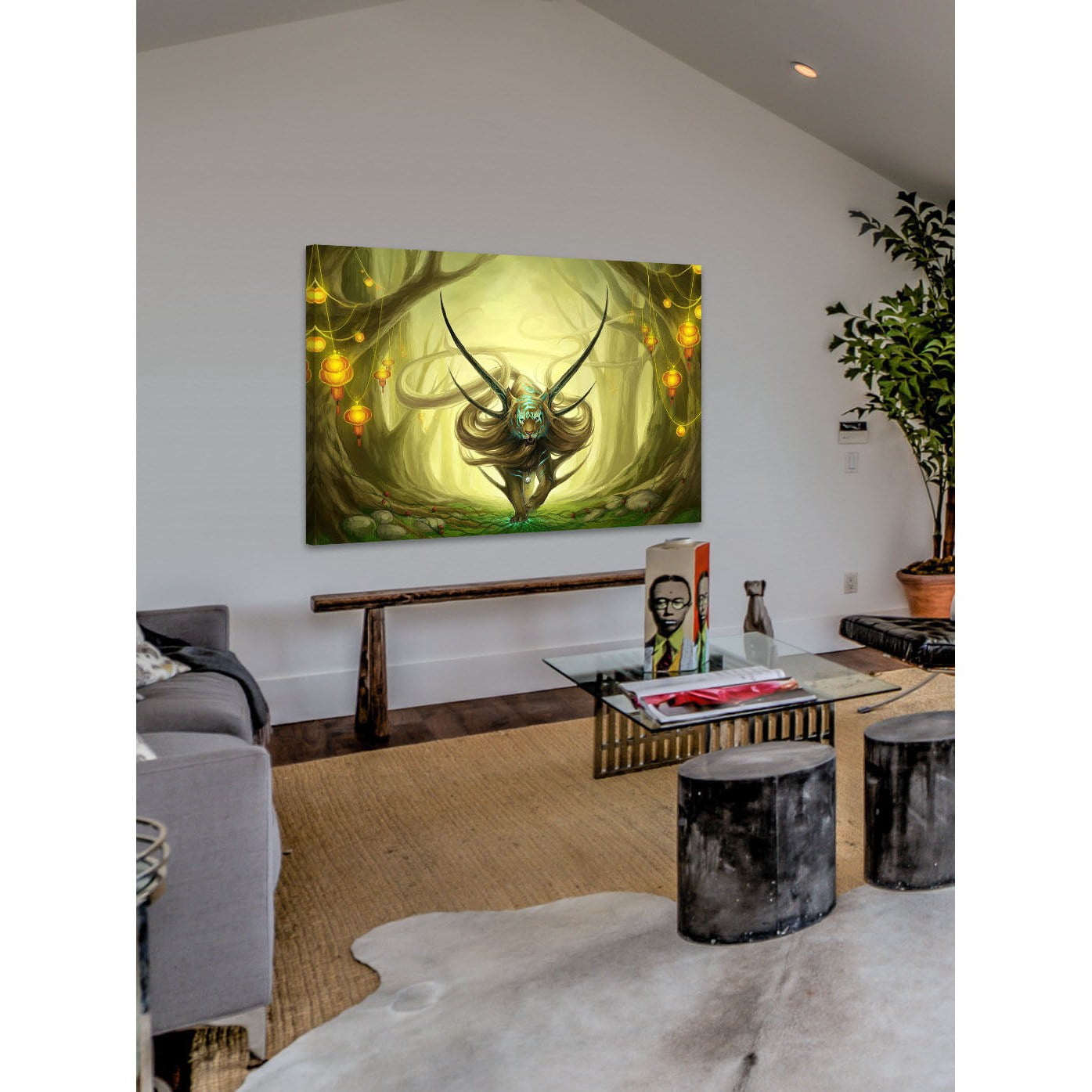 Marmont Hill "God of Evanescence" Painting Print on Canvas
