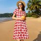 thumbnail image 4 of Balery Canada Vestidos sueltos de manga corta para mujer, vestidos de verano 2025, vestidos casuales de corte A con vuelo., 4 of 6