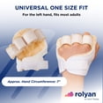 thumbnail image 6 of Rolyan Palm Protector with Finger Separators, Left Hand, Sherpa Lining, 1 Pack, 6 of 6