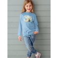 thumbnail image 2 of Nice Day Girl With Birds Long Sleeve Toddler -Image by Shutterstock,  2 Toddler, 2 of 4