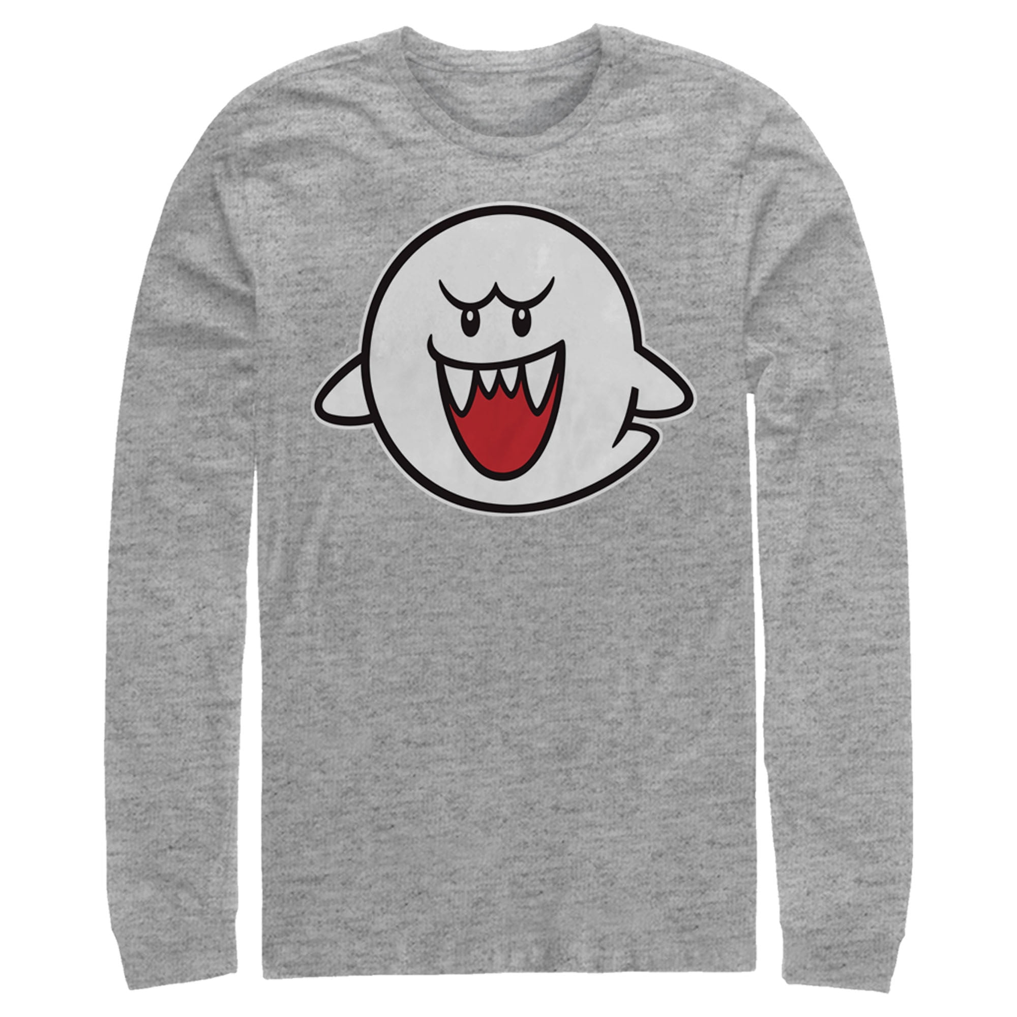 Men's Nintendo Mario Boo Ghost Long 
