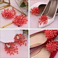 thumbnail image 3 of 2pcs Wedding Bridal Shoe Clips Buckles Crystal Decor for Party, 3 of 9
