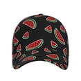 thumbnail image 2 of Daiia Watermelon print Baseball Cap Men Women Golf Dad Hat Adjustable Original Classic Low Profile Hat Unconstructed Plain Cap, 2 of 9