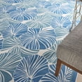 thumbnail image 6 of Nourison Sun N' Shade Indoor/Outdoor Modern Botanical Blue 7'9" x 10'10" Area Rug, Easy Clean, Eco-Friendly, Bed Room, Living Room, Dining Room, Hallway, ()8' x 11'), 6 of 9