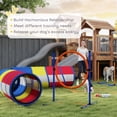 thumbnail image 6 of PawHut Dog Agility Training Equipment, 12-Piece Dog Obstacle Course with Adjustable Hurdle & Ring, 4 Tunnels, Weave Poles, 6 of 9