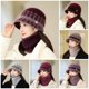 thumbnail image 5 of Conjunto de gorro y bufanda de invierno para mujeres de mediana edad y mayores, gorro y bufanda de pescador, protección para el cuello y bufanda de esquí, 2 piezas/conjunto, talla única, 5 of 5