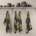 thumbnail image 5 of Dreamtimes Pineapple on Black Kitchen Towels, 18 x 28 Inch Super Soft and Absorbent Dish Cloths for Washing Dishes, 4 PCS Reusable Multi-Purpose Microfiber Hand Towels for Kitchen, 5 of 7