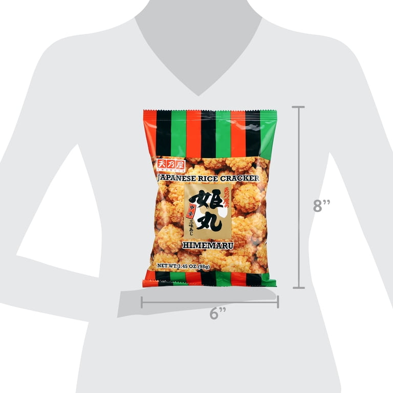 Amanoya Japanese Rice Cracker 3.45 oz Crunchy Sugar and Soy Coated